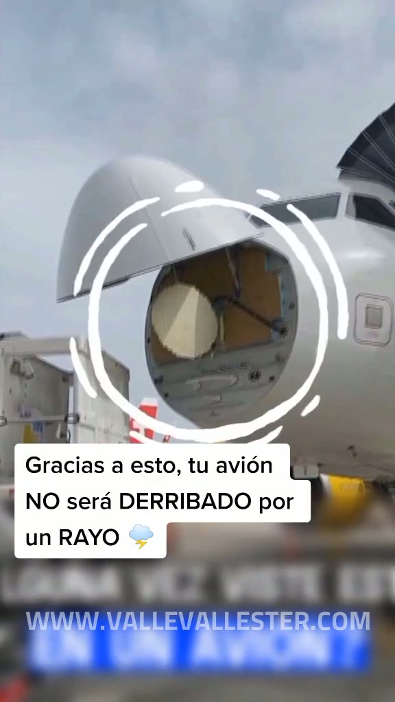 algunas veces viste esto en un avion se trata de un radar meteorologico para avi