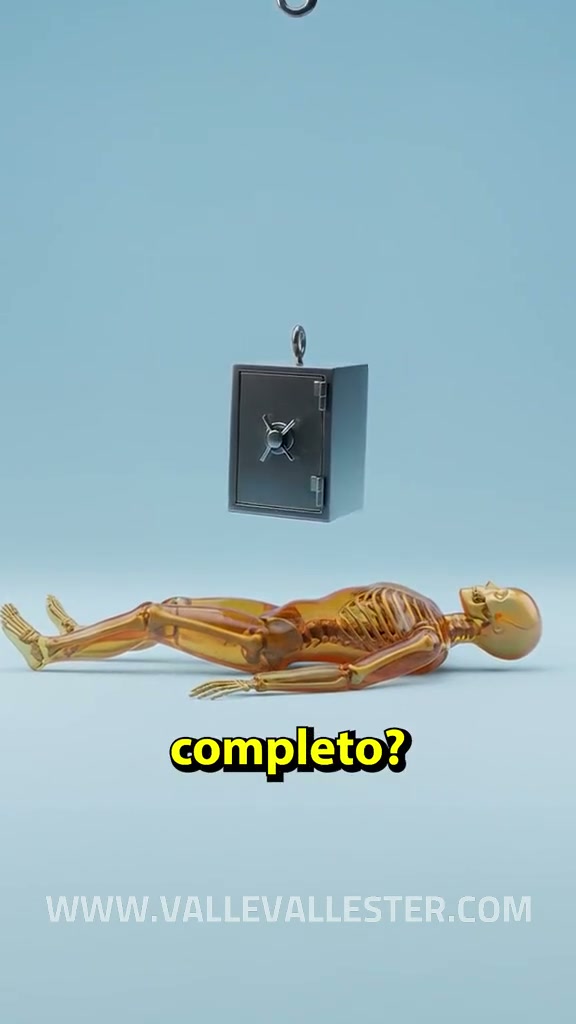 objeto puede aplastarte por completo