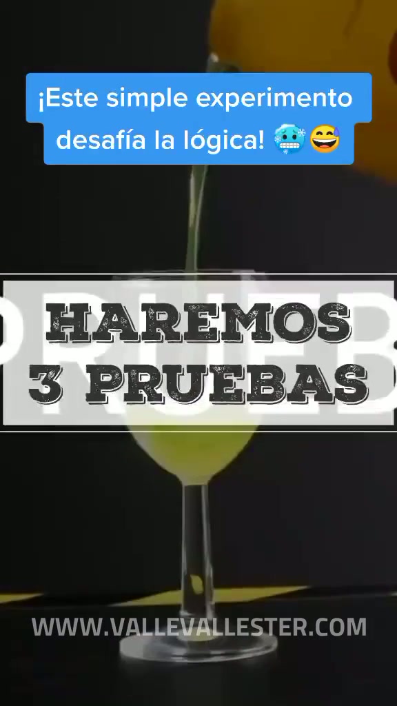 para este experimento haremos tres pruebas 1