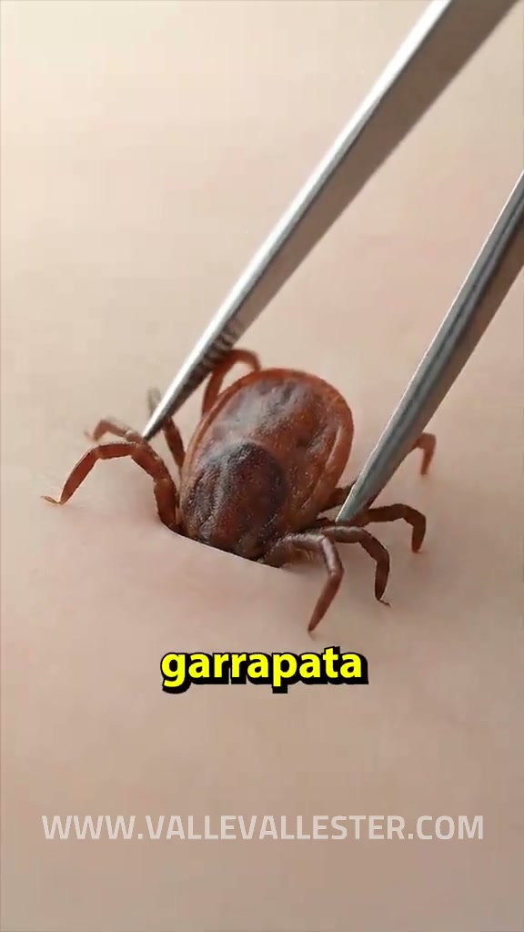 porque nunca debes arrancar una garrapata a la fuerza sin nada mas la jalas come