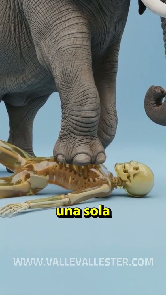 que animal podria aplastarte de una sola pisada