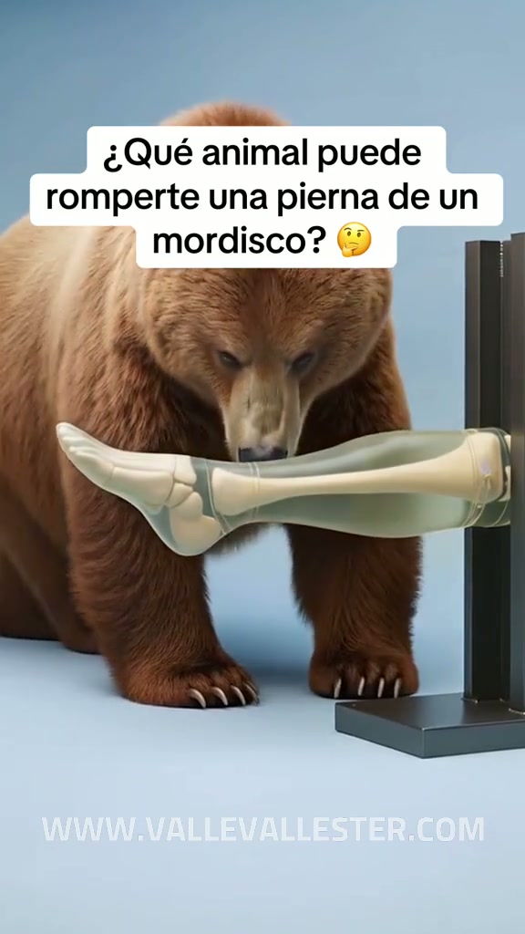 que animal puede romperte una pierna de un solo mordisco